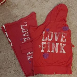 Vtg VS PINK blink Sweats Set